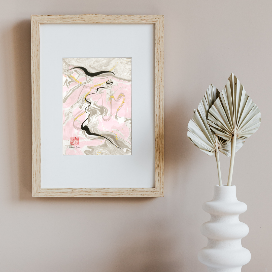 “Suminagashi 3” Art Print