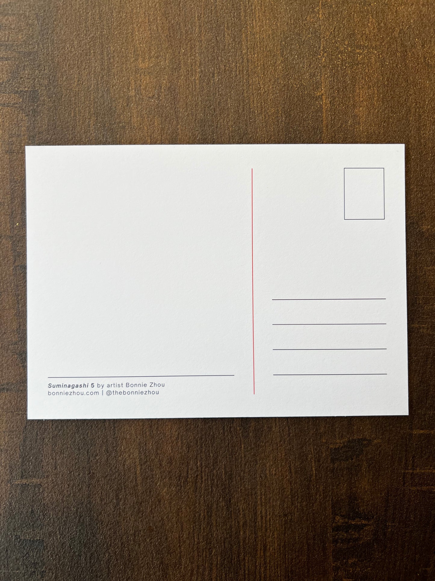 “Suminagashi 5” Postcard