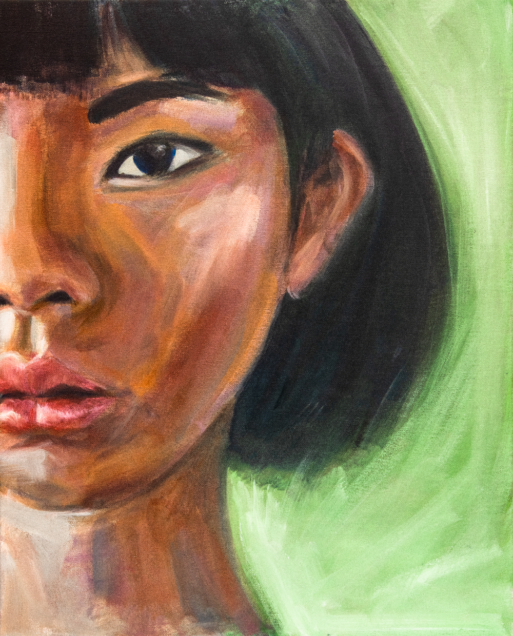 “Green” Oil Painting