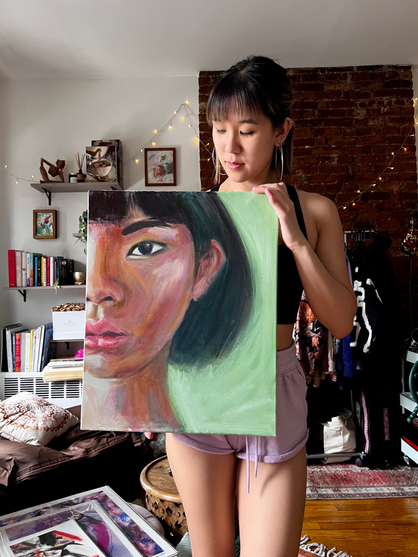 “Green” Oil Painting